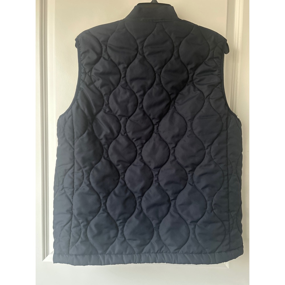 Hawke & Co Mens Navy Blue Onion Quilted Performance Vest Full Zip Large HMP3258 - Picture 4 of 4